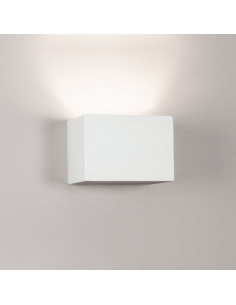 Aplique de pared modelo RINGO 160 - 1xR7s 78mm en color Blanco para 1xR7s 78mm (no incluida)