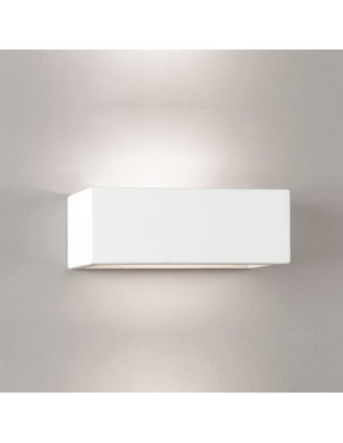 Aplique de pared modelo NICO 240 - 1xE27 en color Blanco para 1xE27 (no incluida)