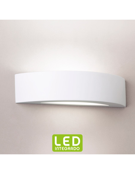 Aplique de pared modelo CRONOS 370 LED en color Blanco