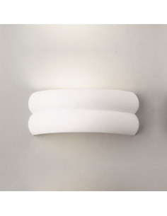Aplique de pared modelo ICEBERG 330 - 1xE27 en color Blanco para 1xE27 (no incluida)