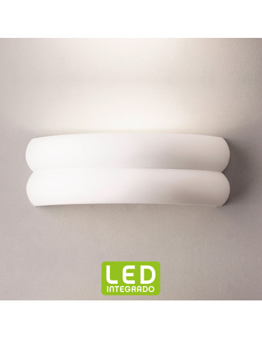 Aplique de pared modelo ICEBERG 420 LED en color Blanco