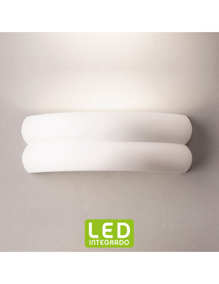Aplique de pared modelo ICEBERG 420 LED en color Blanco