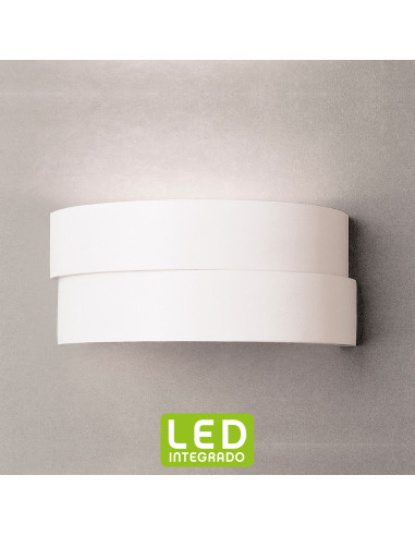 Aplique de pared modelo PALACE 400 LED en color Blanco