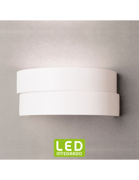 Aplique de pared modelo PALACE 400 LED en color Blanco