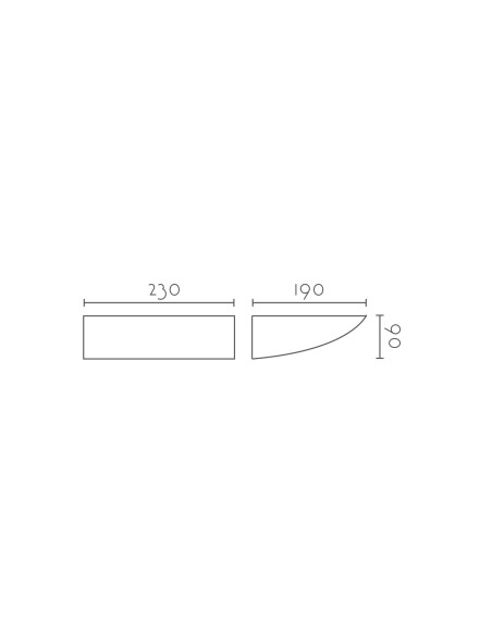 Aplique de pared modelo DIAMANT - 1xE27 en color Blanco para 1xE27 (no incluida)