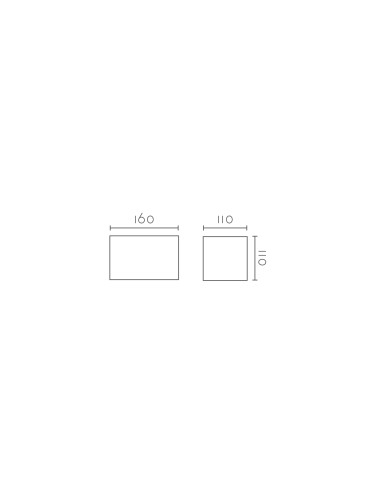 Aplique de pared modelo LLEVANT - 1xR7s 78mm en color Blanco para 1xR7s 78mm (no incluida)