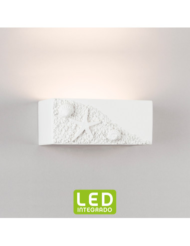 Aplique de pared modelo GREGAL LED en color Blanco