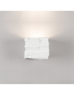 Aplique de pared modelo BERET en color Blanco