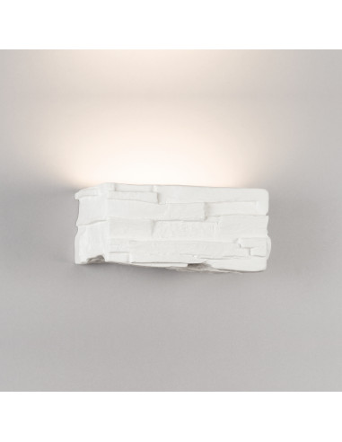 Aplique de pared modelo MONTBLANC - 1xR7s 118mm en color Blanco para 1xR7s 118mm (no incluida)