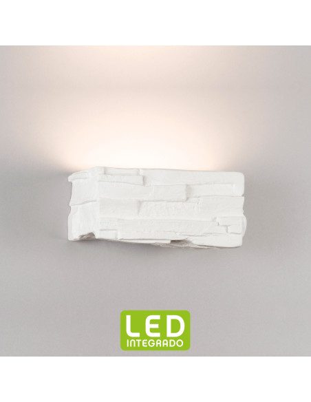 Aplique de pared modelo MONTBLANC LED en color Blanco