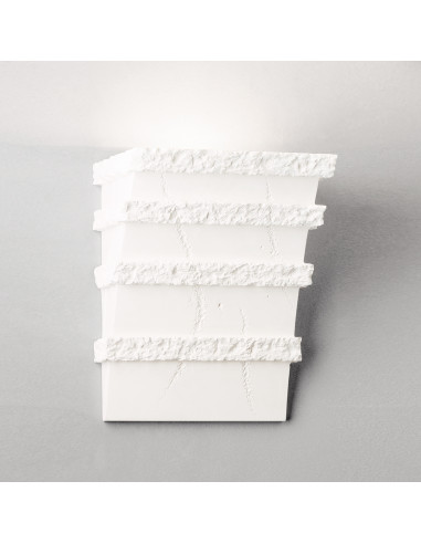 Aplique de pared modelo HERMES - 1xE27 en color Blanco para 1xE27 (no incluida)