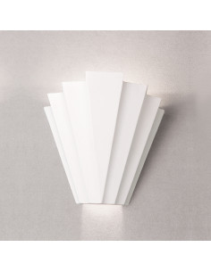 Aplique de pared modelo NERVA - 1xR7s 118mm en color Blanco para 1xR7s 118mm (no incluida)