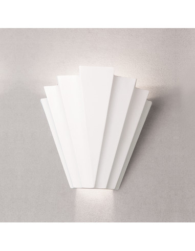 Aplique de pared modelo NERVA - 1xR7s 118mm en color Blanco para 1xR7s 118mm (no incluida)