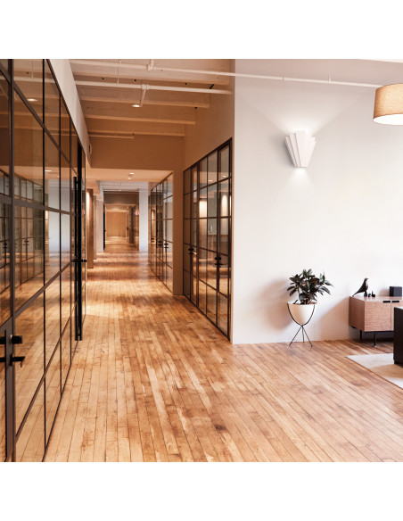 Aplique de pared modelo NERVA LED Dimable en color Blanco