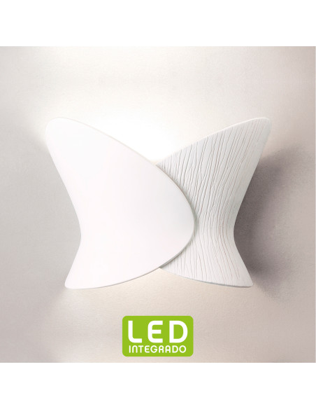 Aplique de pared modelo DARMA LED Dimable en color Blanco