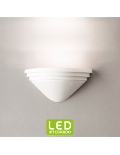 Aplique de pared modelo ALFA 310 LED en color Blanco