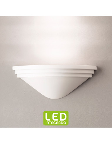Aplique de pared modelo ALFA 410 LED en color Blanco