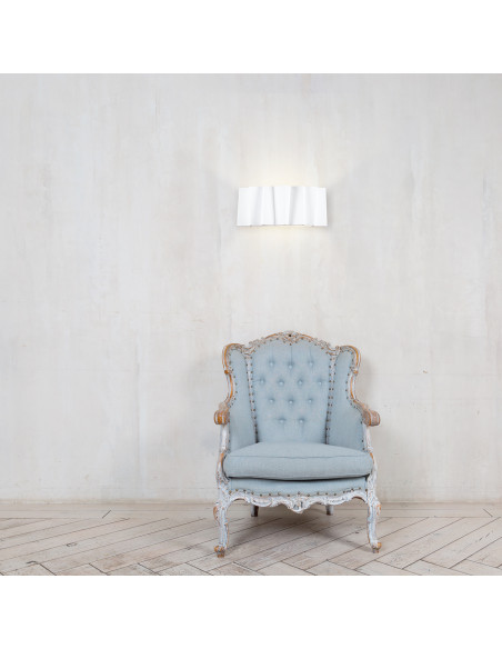 Aplique de pared modelo VERA - 1xE27 en color Blanco para 1xE27 (no incluida)