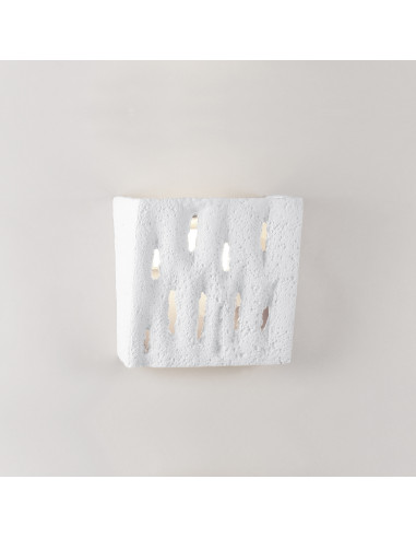 Aplique de pared modelo FERRO - 1xR7s 118mm en color Blanco para 1xR7s 118mm (no incluida)