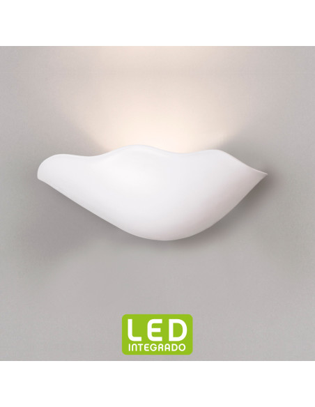 Aplique de pared modelo BRISA LED Dimable en color Blanco