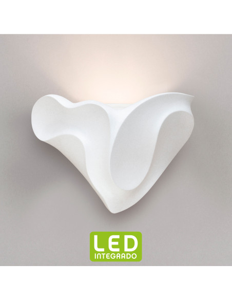 Aplique de pared modelo COR LED Dimable en color Blanco