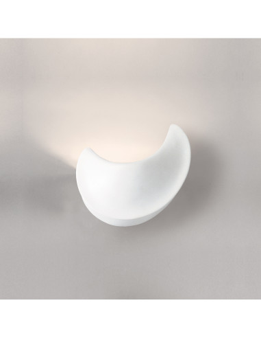 Aplique de pared modelo LLUNA - 1xR7s 78mm en color Blanco para 1xR7s 78mm (no incluida)