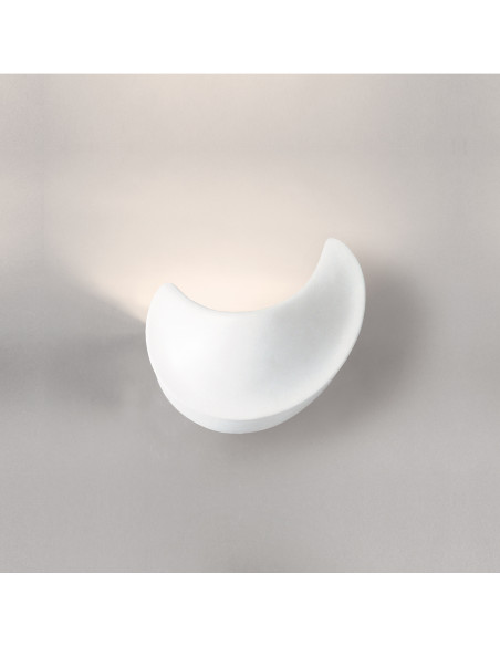 Aplique de pared modelo LLUNA - 1xR7s 78mm en color Blanco para 1xR7s 78mm (no incluida)