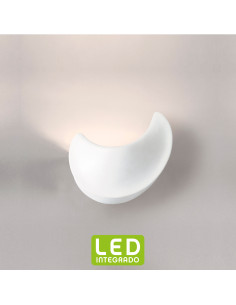 Aplique de pared modelo LLUNA LED Dimable en color Blanco
