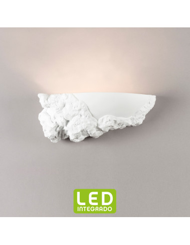 Aplique de pared modelo ROCA LED Dimable en color Blanco