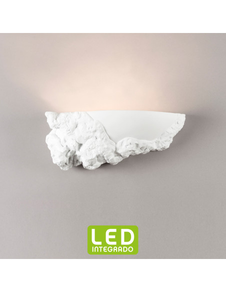 Aplique de pared modelo ROCA LED Dimable en color Blanco