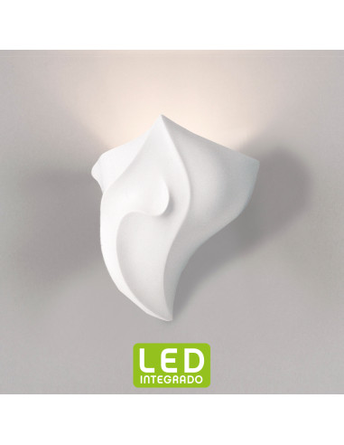 Aplique de pared modelo FLAP LED Dimable en color Blanco
