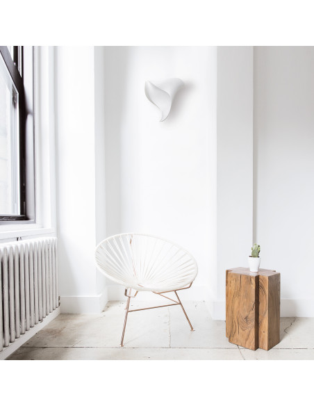 Aplique de pared modelo MAGNO - 1xE27 en color Blanco para 1xE27 (no incluida)