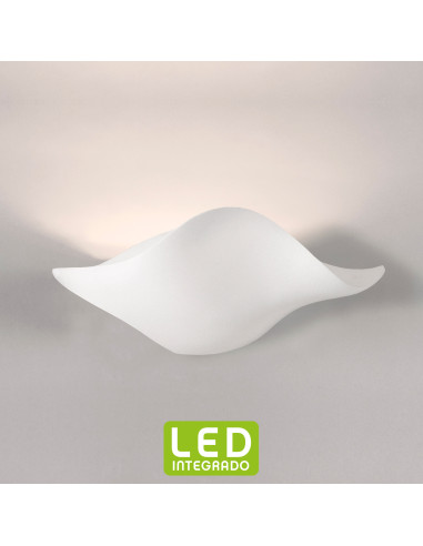 Aplique de pared modelo DUNA LED Dimable en color Blanco