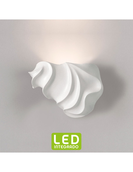 Aplique de pared modelo ZAS LED en color Blanco