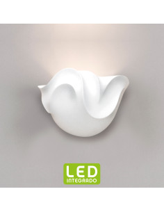 Aplique de pared modelo GLASS LED Dimable en color Blanco