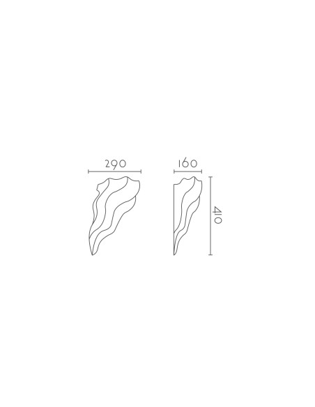 Aplique de pared modelo FLAMA - 1xR7s 78mm en color Blanco para 1xR7s 78mm (no incluida)