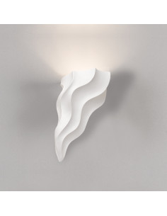 Aplique de pared modelo FLAMA - 1xE27 en color Blanco para 1xE27 (no incluida)