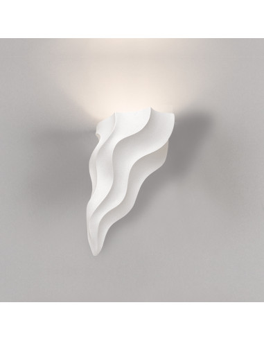 Aplique de pared modelo FLAMA - 1xE27 en color Blanco para 1xE27 (no incluida)