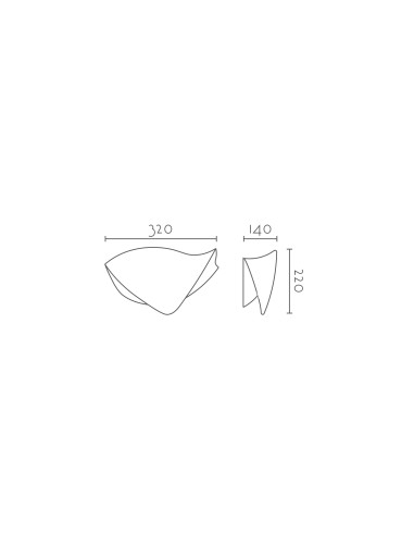 Aplique de pared modelo ODIN - 1xR7s 118mm en color Blanco para 1xR7s 118mm (no incluida)