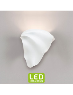 Aplique de pared modelo CRATER LED Dimable en color Blanco