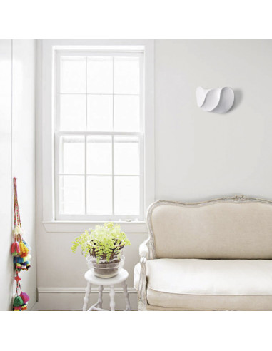 Aplique de pared modelo ZENIT - 1xE27 en color Blanco para 1xE27 (no incluida)