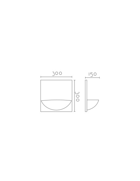 Aplique de pared modelo ROMA - 1xE27 en color Blanco para 1xE27 (no incluida)