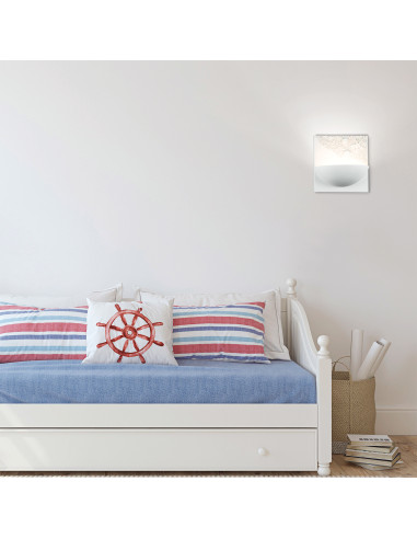 Aplique de pared modelo CAPRI - 1xR7s 118mm en color Blanco para 1xR7s 118mm (no incluida)