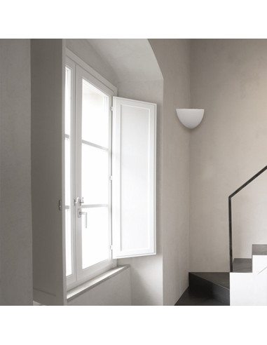 Aplique de pared modelo ESFERA CORNER 280 - 1xR7s 118mm en color Blanco para 1xR7s 118mm (no incluida)