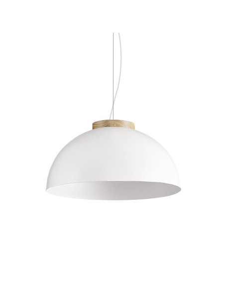 Lámpara colgante modelo MD2355-400W en color Blanco para 1xE27 (no incluida)