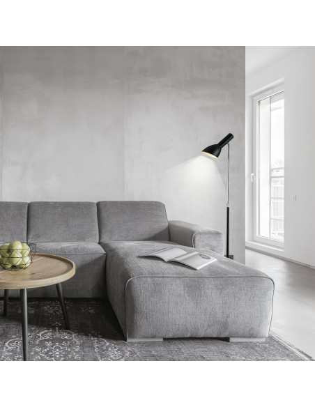 Lámpara de pie modelo ML4279-BK en color Negro para 1xE27 (no incluida)