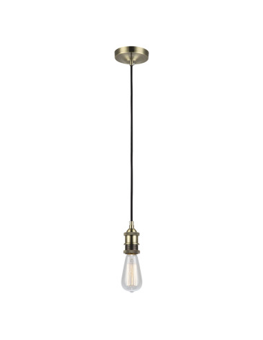 Lámpara colgante modelo MD3072-ABE en color Bronce Antiguo para 1xE27 (no incluida)