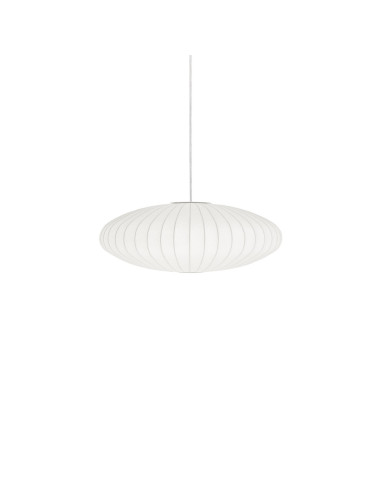 Lámpara colgante modelo P10905-56 OVAL en color Blanco para 1xE27 (no incluida)