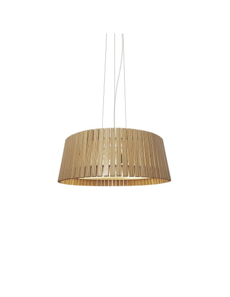 Lámpara colgante modelo CIPRES en color Natural para 3xE27 (no incluida)