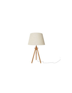 Lámpara de mesa modelo CALA en color Natural para 1xE27 (no incluida)